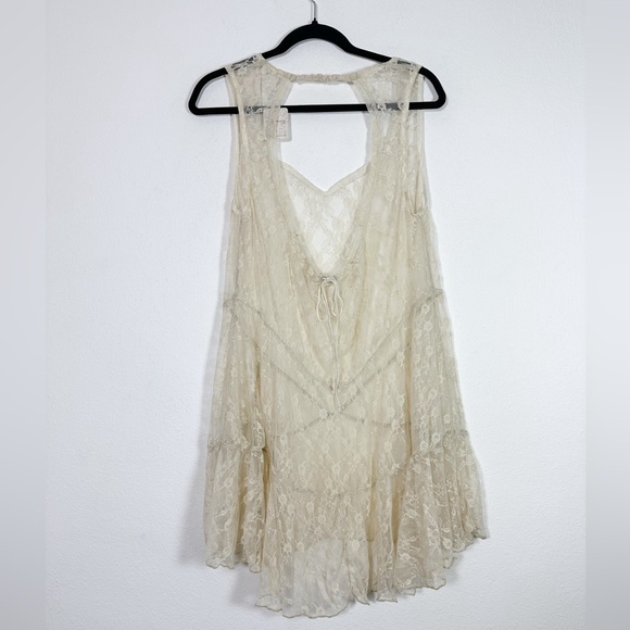 Free People Necessary Layer Mini Slip in Tea size Medium NWT - Picture 3 of 8